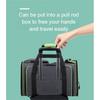 Collapsible Pet Bag for Outdoor Travel Portable Expandable Backpack Shoulder Cat Carrier Bag Handheld Dog Travel Carrier for Car