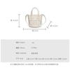 High-end niche woven bag women's new summer shoulder messenger bag fashionable portable bucket bag