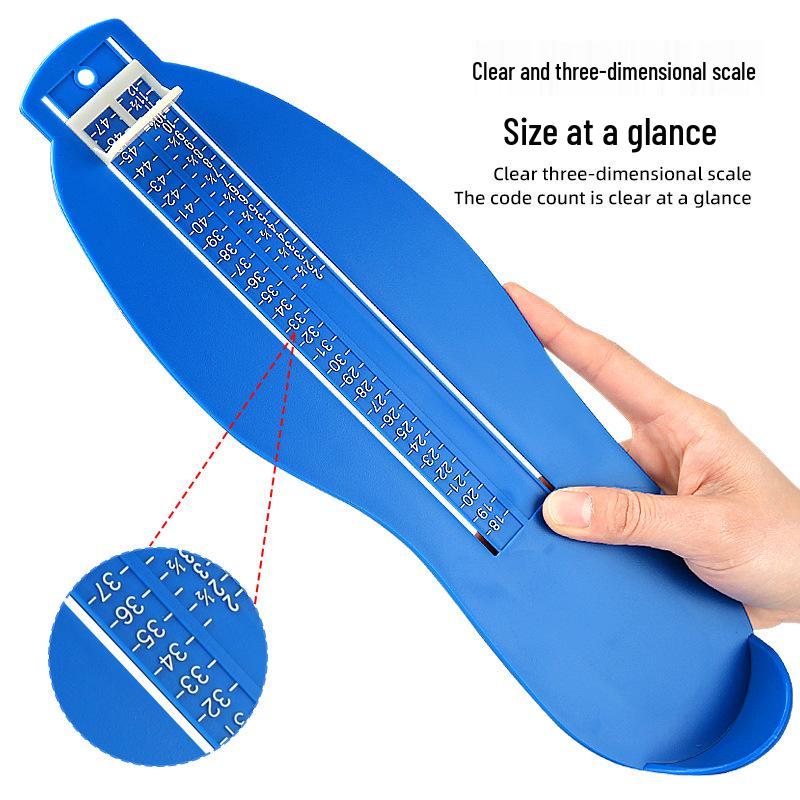 Universal Adult & Child Foot Measuring Device - UK & EU Sizes Household Ruler