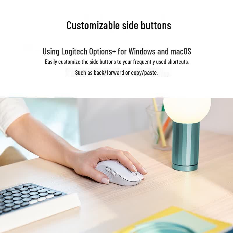 Logitech M750M Silent Multi-Device Wireless Mouse