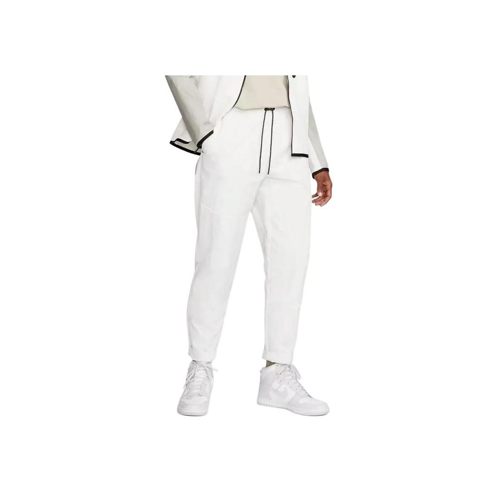 Nike Elastic Waistband Casual Pants With Drawstring Men Bottoms White DQ4343-030