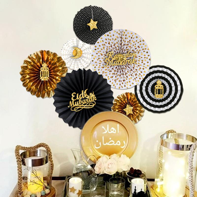 Eid Mubarak Muslim Wall Decoration Ramadan Diy Paper Wall Decorations Islamic Festive Decor Eid Al-Fitr Decorations