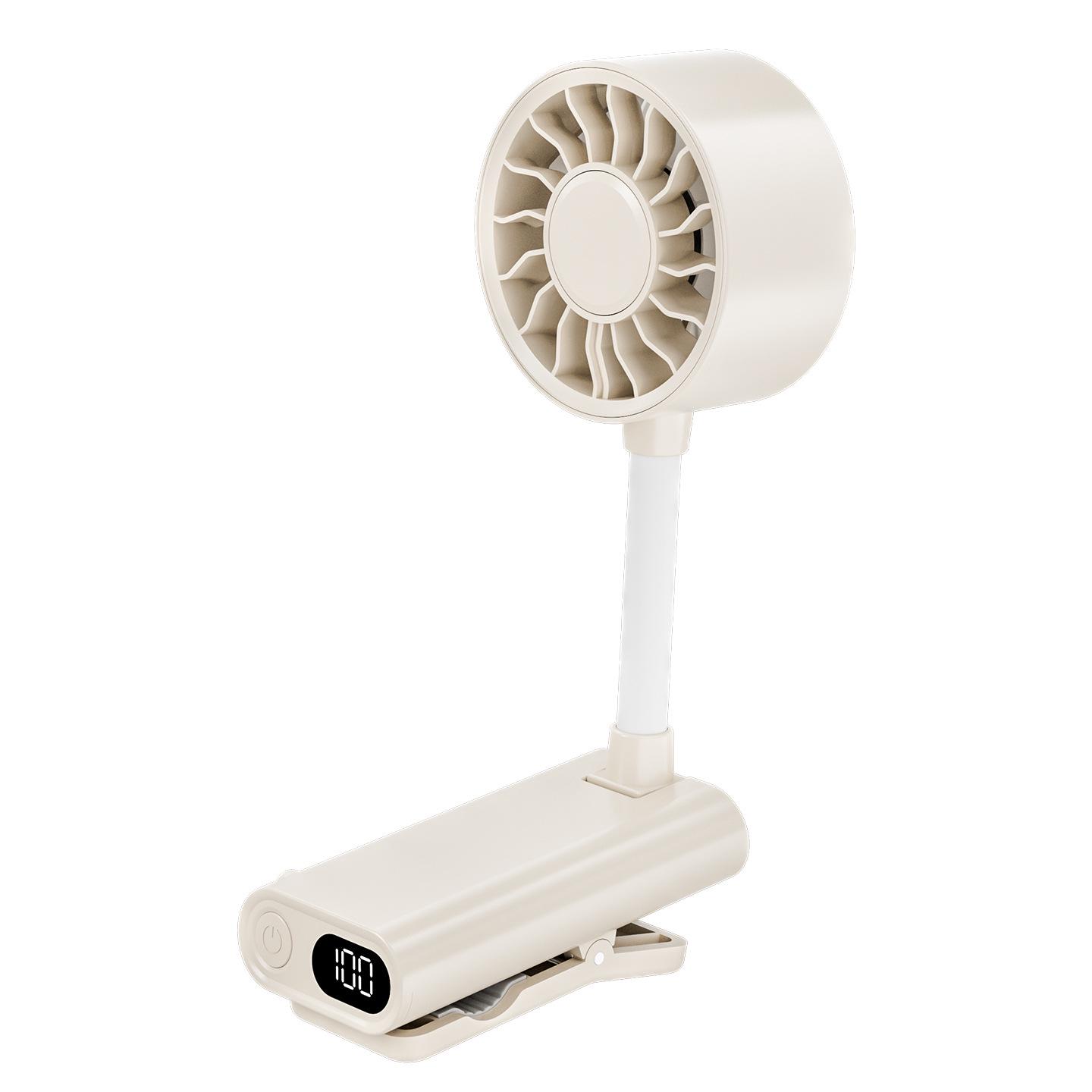 

USB Rechargeable Clip Fan with Long-lasting Battery and Flexible Hose, Perfect for Outdoor Use 55*31*198mm