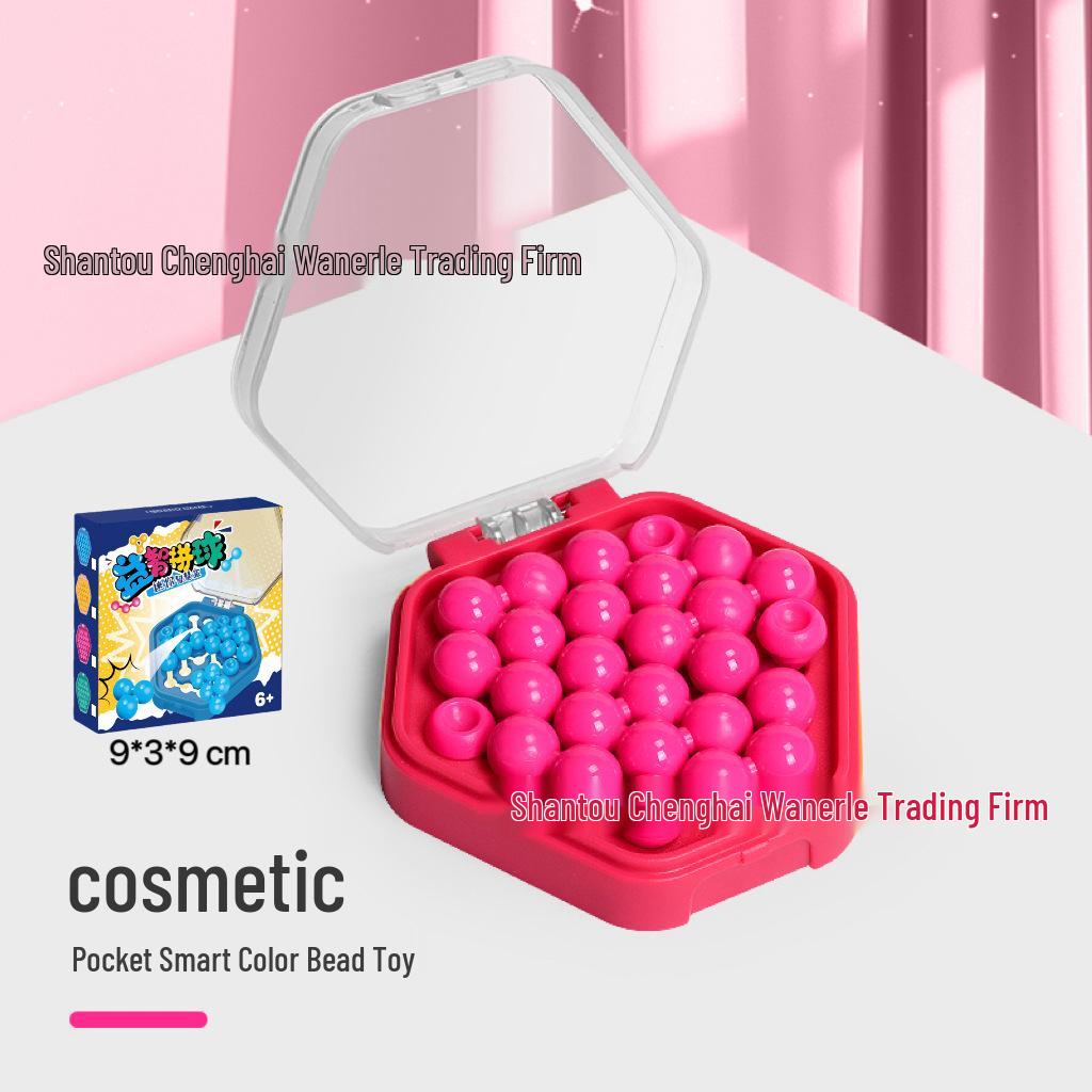 

Барвиста кулька-головоломка з намистин: Надихає Логіку, Мислення та Інтелектуальний Розвиток з Багатьма Рівнями.