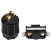 4 Pin NEMA L14-30 Generator Plug and Receptacle Set Contacts Lightweight for 125V 30A Generator RV AC Outlet