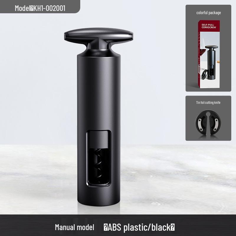 Creative Multi-functional Red Wine & Can Opener: Portable Manual Corkscrew for Household Use