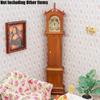 Nostalgic Miniature Floor Clock Dollhouses Accessory Perfect for Retro Enthusiasts and Unique Home Decors