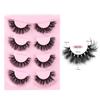 High Imitation Fried Mink Hair False Eyelashes Multi-Layer Dense Curled 4 Pairs Of Eyelashes