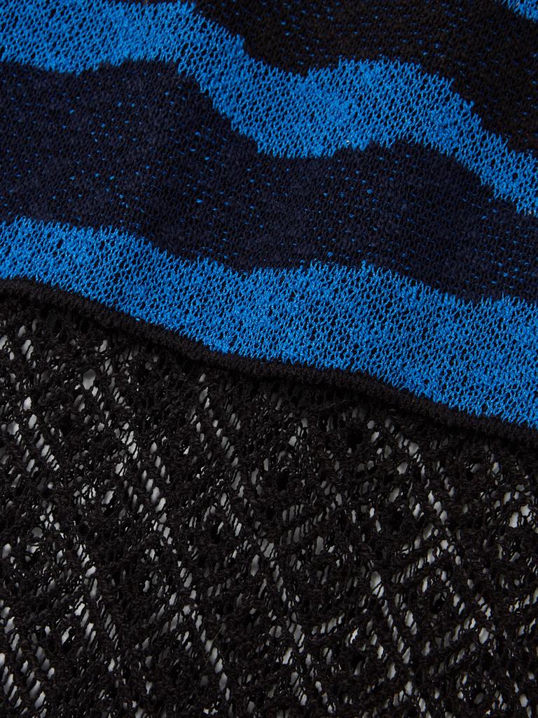 Vegan Tiger Logo Wave Knit Dress