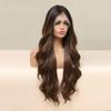 Women's 66cm Hair Simulation Hair Lace Wig Light Brown Hair Rose Hair Net Headwear Full Headwear Pure Hand Woven Carney Kanekalon Wig