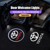 2Pcs Car Door Projector Lamps Welcome Lights Accessories For Toyota Corolla Yaris Aygo Prius RAV4 Crown CHR Camry Auris Verso