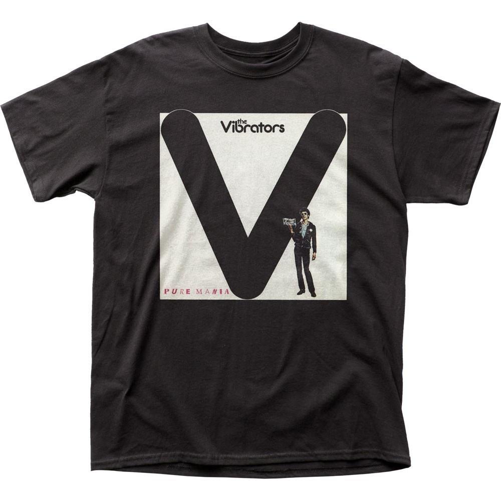 

The Vibrators Pure Mania Mens T Shirt Music Classic Concert Rock Band Tee Black Unisex T-Shirt XXXL