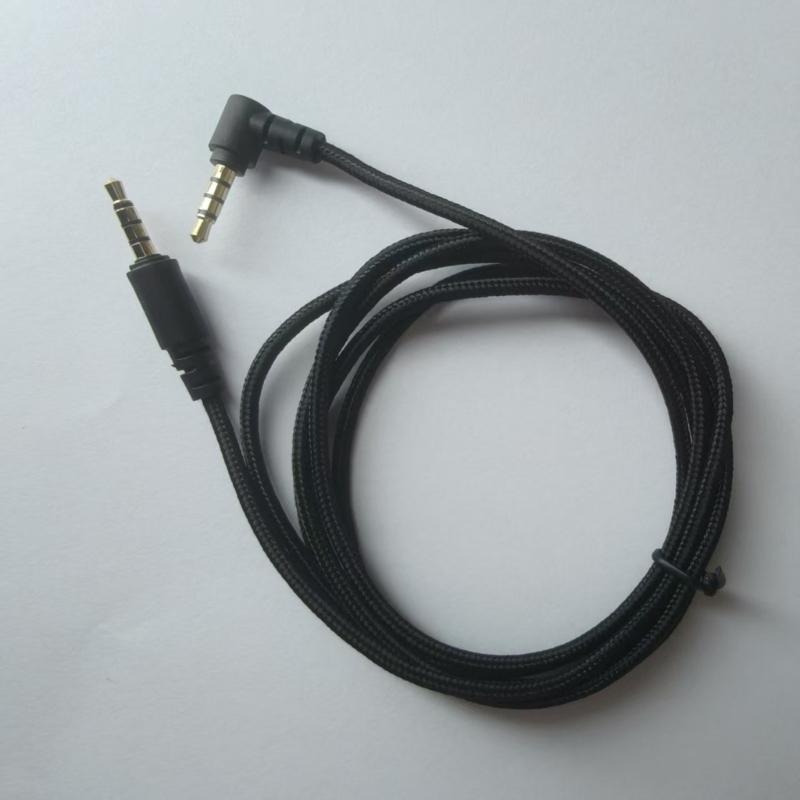 Nylon Coating Replacement Audios Wire For V2Pro Headphones Cable Featuring 4Pole Gold Connector Noise reductions 140cm