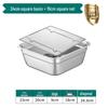 Aokewen 304 Stainless Steel Square Drainer Basin with 16cm Grid