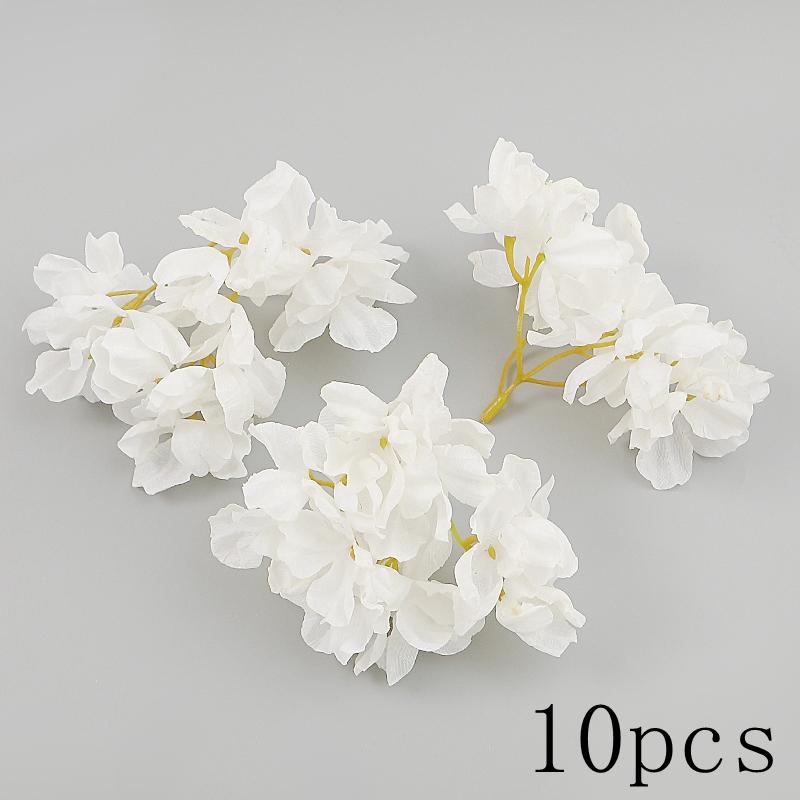 Weiße Serie Rose Künstliche Blumen Seide Unechte Blumen für Heimdeko Hochzeitsdekoration DIY Kranz Geschenk Accessoires Ornamente