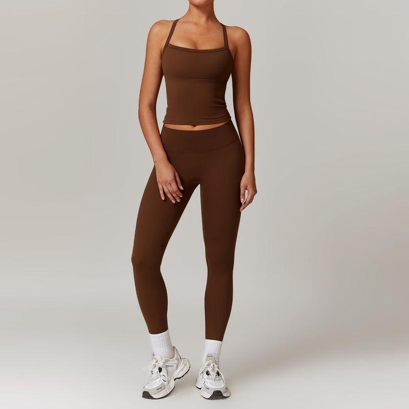 Guangzhou Zechuang Clothing Co., Ltd. European and American Tight Sanding Yoga Suit Quick-Drying Workout Clothes Winter Outdoor