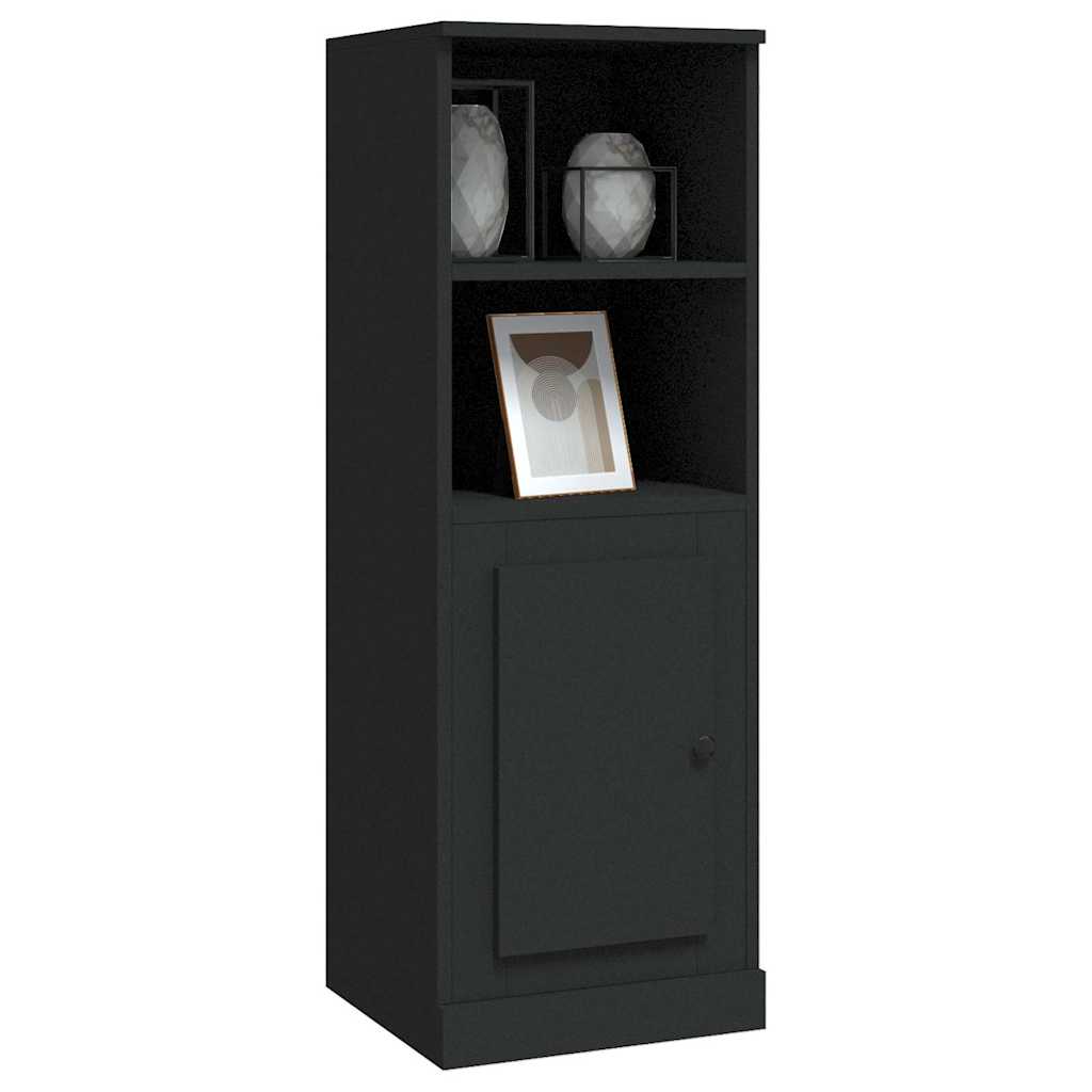 Vidaxl Szafka, Czarna, 36X35,5X103,5 Cm, Materiał Drewnopochodny
