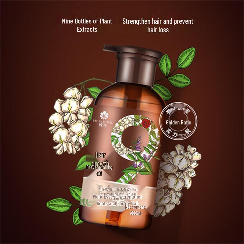 

BEE&FLOWER Nine Botanical Anti-Hair Loss Shampoo Twin Pack
