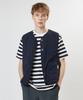 Aven Wool Shearing Reversible Vest Navy