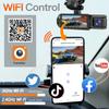 1080P WIFI Camera Dash Cam for Cars 2/3Ch Front Rear and Inside Car Camera with IR Night Vision LoopRecording,wide Angle Car DVR