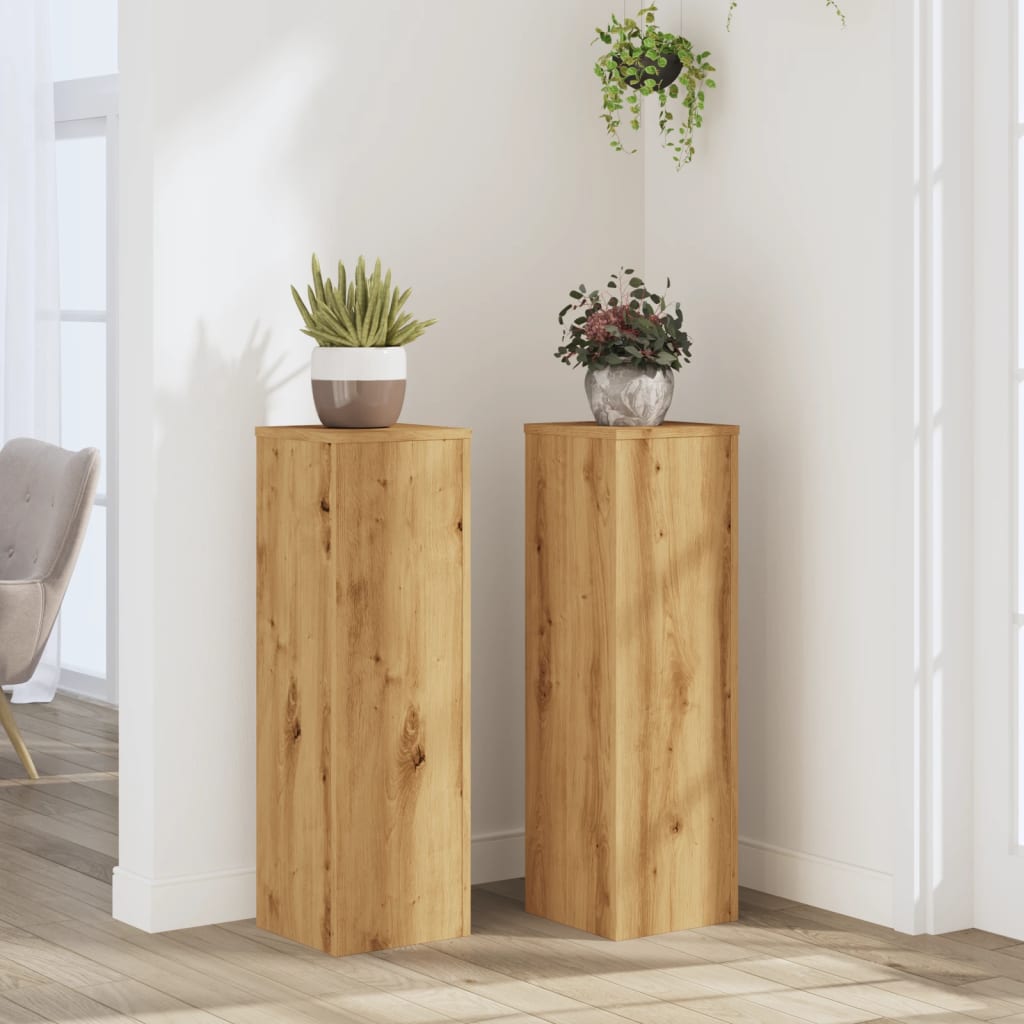 2pcs Entrance Plant Stand, Wedding Decoration Stand, Flower Pot Stand, Living Room Display Stand, Speaker Stand 25x25x80cm