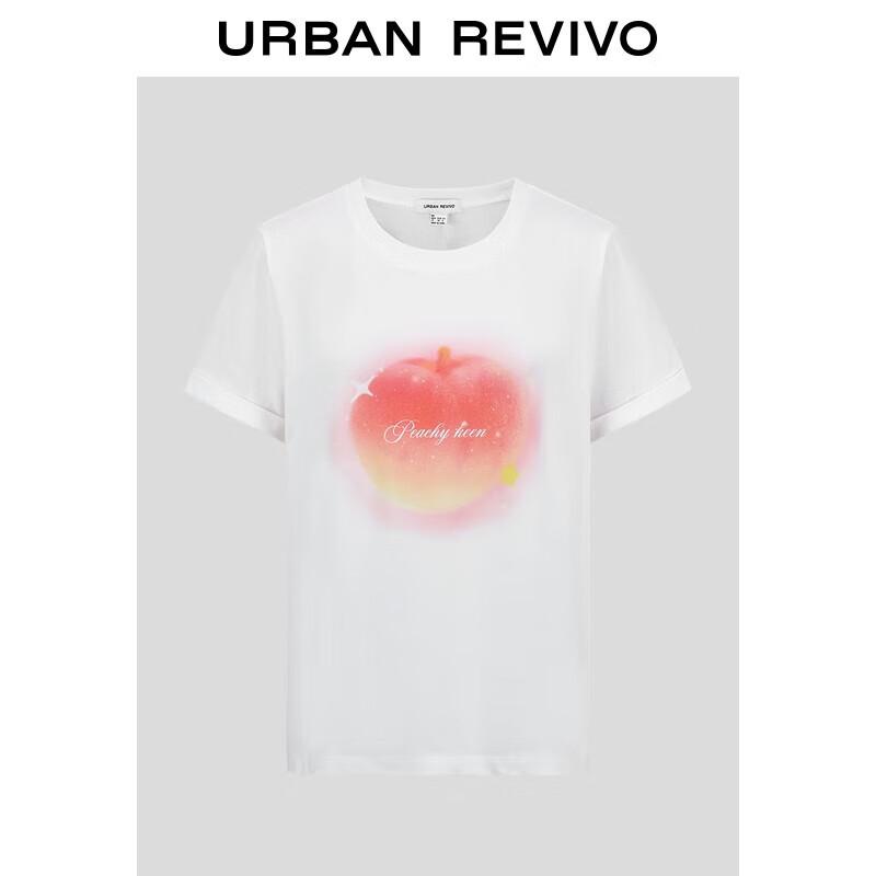 

UR Women s Fruit Print Rolled-Edge Short Sleeve T-Shirt XS