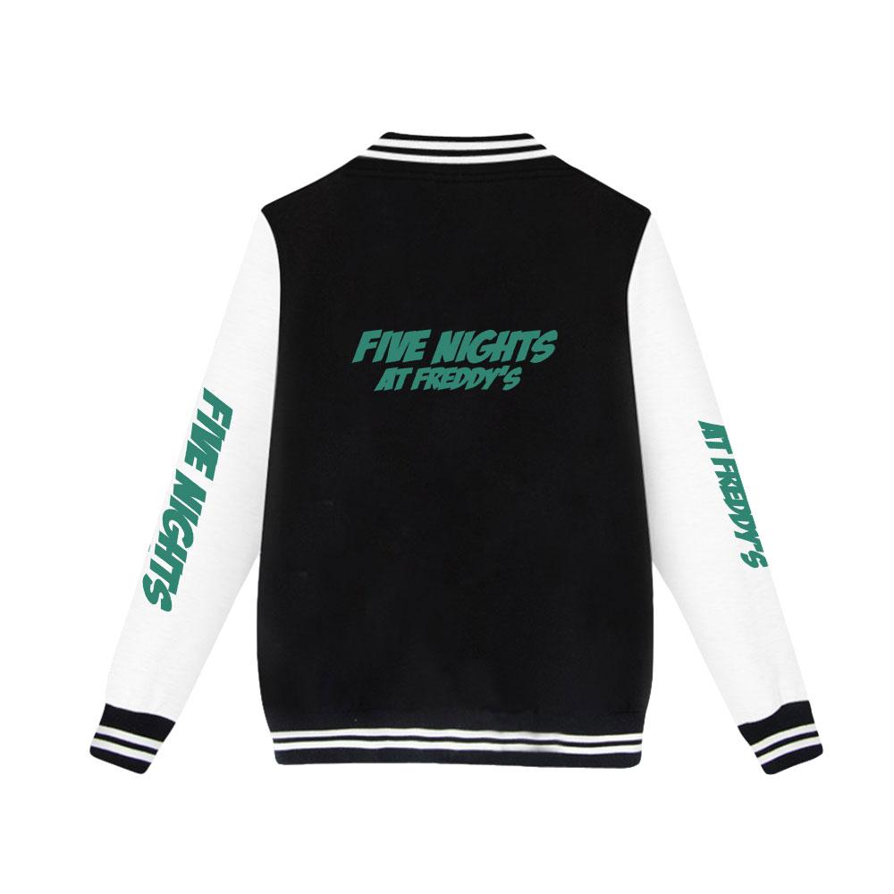 Fünf Nächte bei Freddy's Baseball Jacke Männer Frauen Hip Hop Harajuku Jacken Streetwear Kinder Jungen Mädchen Lose College Mäntel