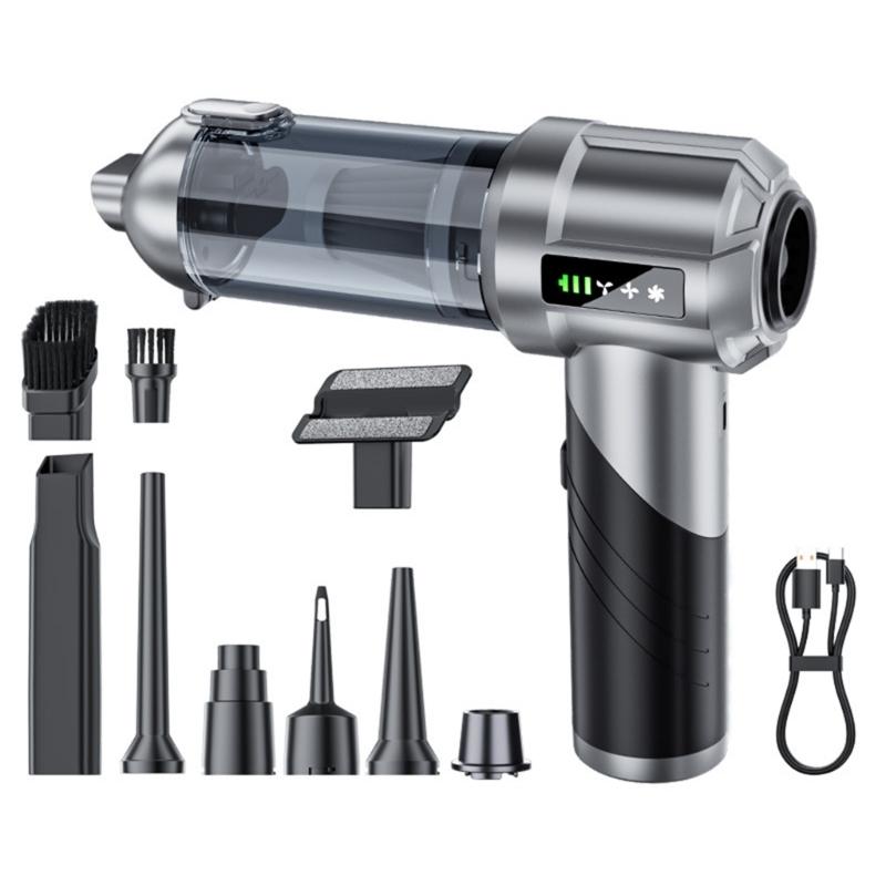 Practical Wireless Car Vacuum Cleaner with 90 Degree Flexible Handle & Removable Filter Suitable for Auto Interior Care