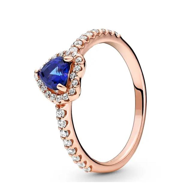 Original 925 Silver Women Finger Rings for Women Silver Colorful Heart Zirconia Stone Daisies Stars Trinkets