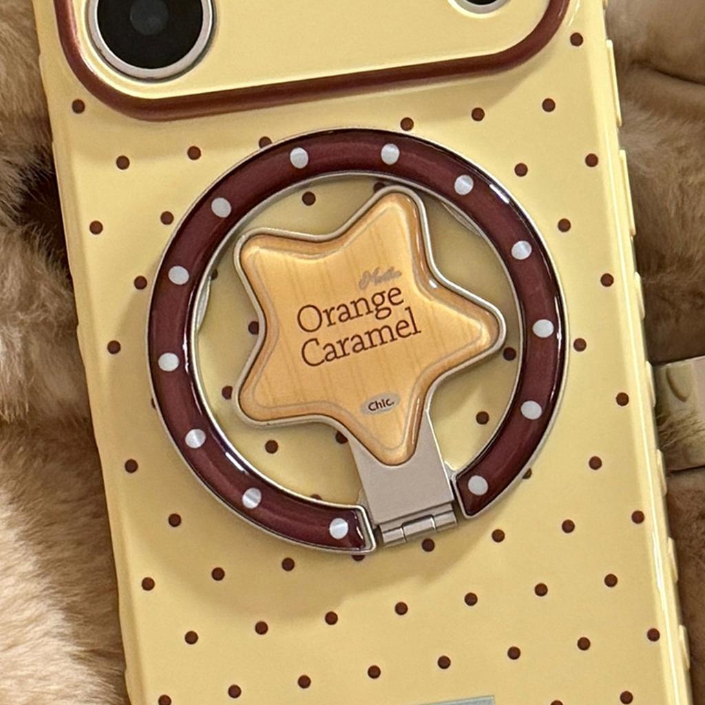 Retro Stars Are Suitable for Apple 17promax Mobile Phone Case Iphone16 Anti-drop 15 Korean 11 Magnetic Suction Bracket 13