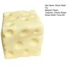 1/2/3Pcs Flour Filled Cheese Squeeze Toy Stress Relief Cheese Cube Fidget Toy Relaxation Focus Aid Soft Stress Ball Simulated Cheese Sensory Toy