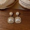 French Baroque Pearl Earclip with No Ear Hole for Women New Earclip Style Versatile Earaccessory