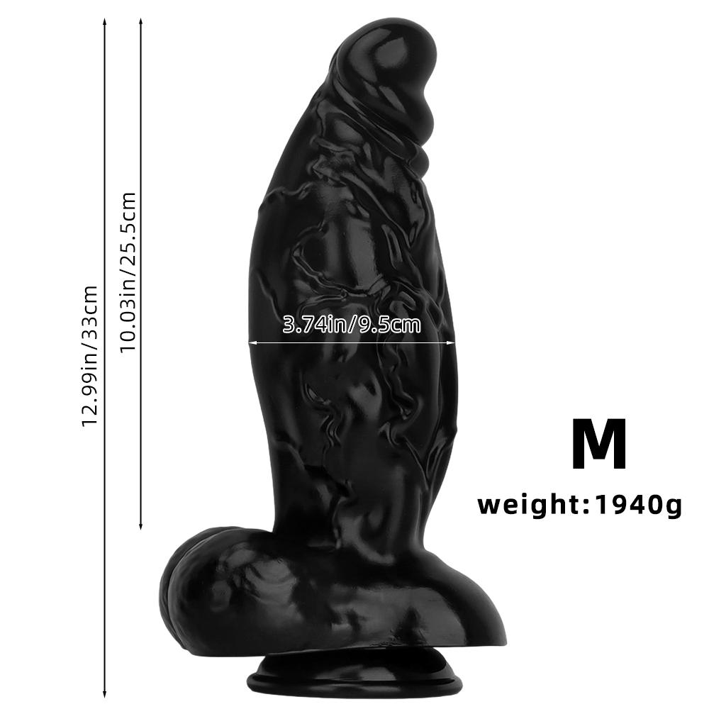 Soft PVC Dragon Head Dildo Anal Plug Big Fisting Butt Dilator Strap On Sex Toy for Adults