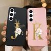 Für Samsung Galaxy A54 5G Handyhülle Kreativer Name 26 Buchstaben Dünne Silikonhülle Für SamsungA54 GalaxyA54 A 54 Bumper Hülle Coque