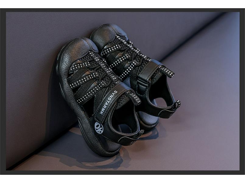 2026 Jungen Zehenschuh Anti-Kick Sportsandalen - Koreanischer Stil Weiche Sohle, Rutschfest, Mittlere & Große Größen