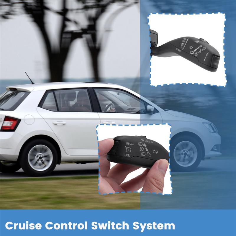 FFAWR-Car Cruise Control Switch System CCS Stalk for 2011 2012 2013 2014 2015 VW New Polo Skoda Fabia 6RD953503J