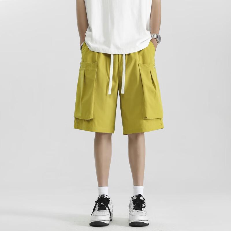 Men's Ice Silk Workwear Cargo Shorts