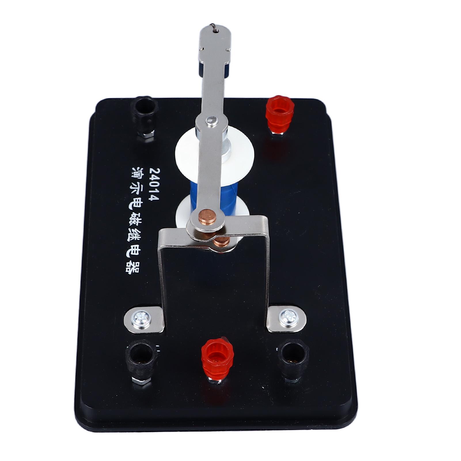 Demonstration Electromagnetic Relay Experiment Instrument Electronics Exploration Equipment for Kids Students plastic, metal
