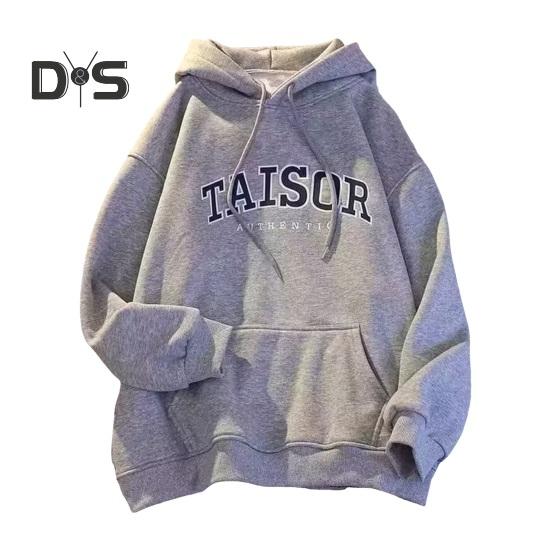 Толстовка с капюшоном в стиле ретро для пар с принтом букв и завязками на завязках, свободная, с капюшоном и карманом, хип-хоп, унисекс, школьная спортивная толстовка с капюшоном M светло-серый