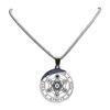 Necklace Vintage Metatron Cube Men's Round Pendant