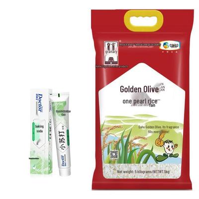 Dr. Tooth Baking Soda Toothpaste and Royal Granary Pearl Rice Bundle
