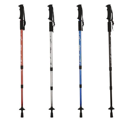 Aluminum Alloy Mountaineering Cane Three-Section Mountaineering Cane Mountaineering Cane Cane