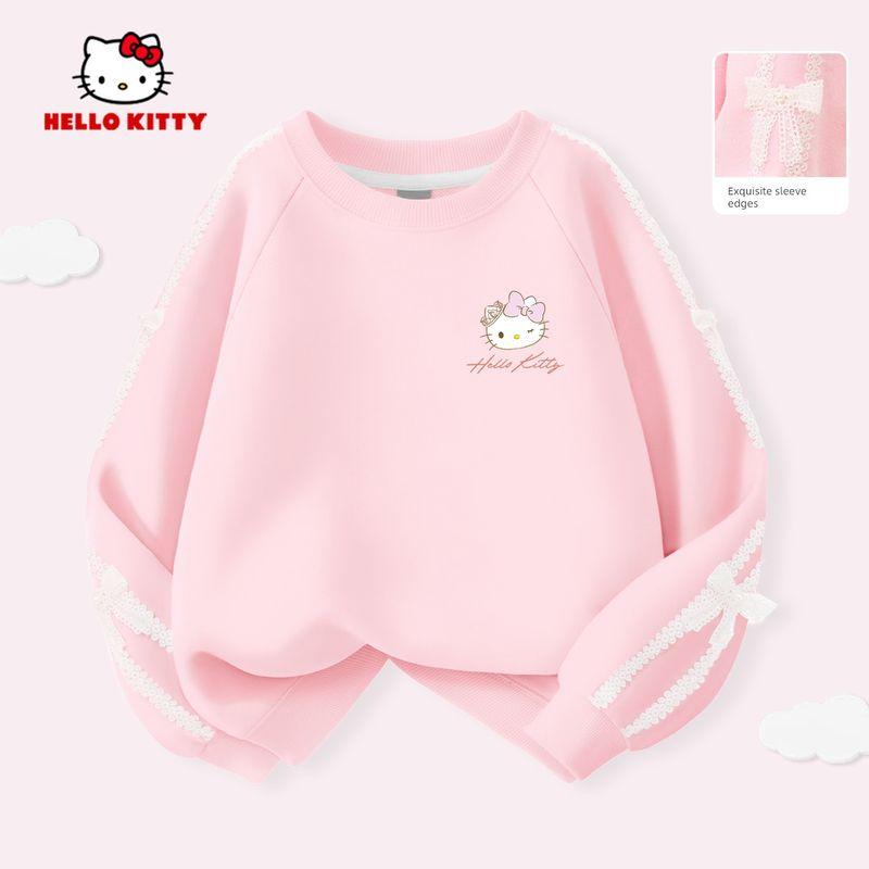 My Melody Girls' Sweatshirt Spring 2026 New Sweet and Cute Children's Long-Sleeved Top Stylish Girls' Base Shirt