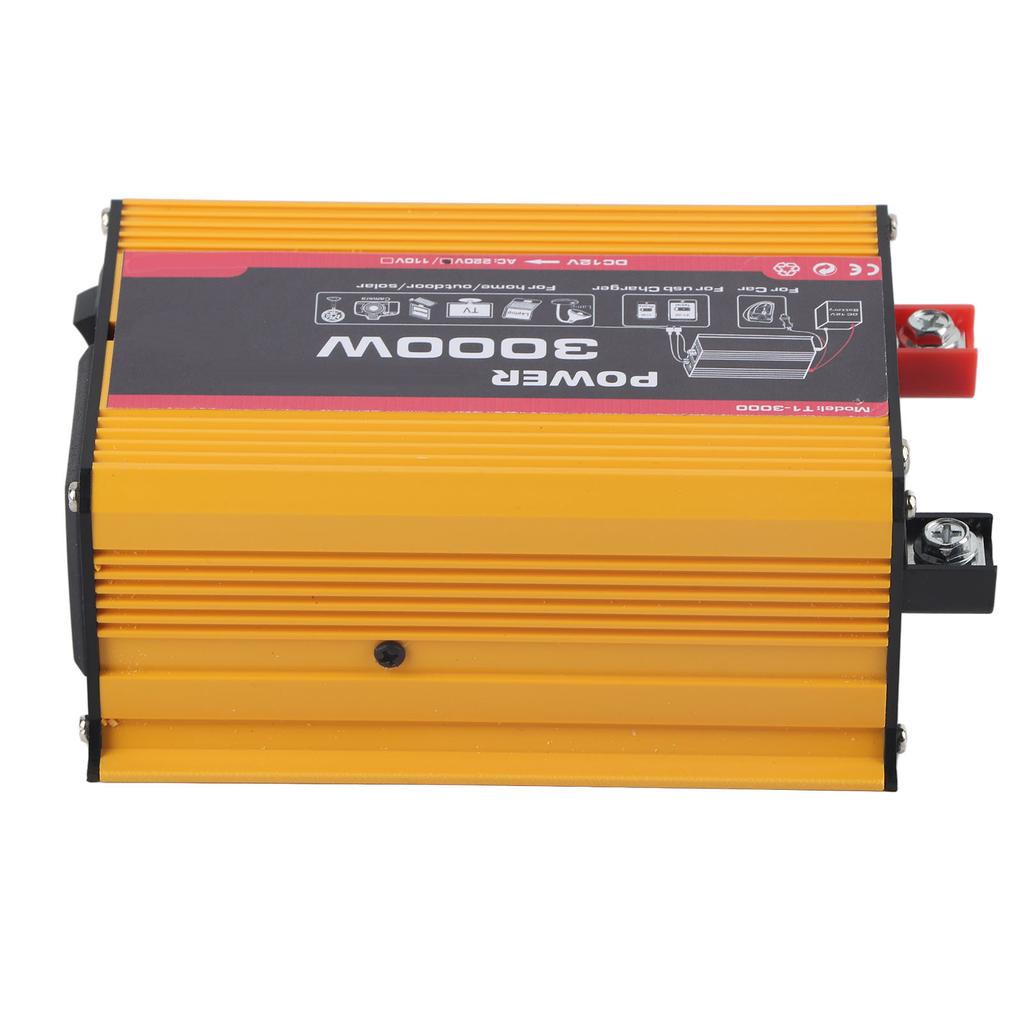 Auto Wechselrichter 3000W Dual USB Auto Stromwandler Modifizierter Sinuswellen Transformator