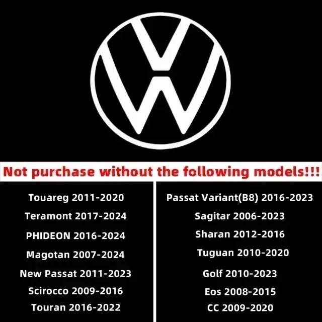 2 Stück Auto Emblem Projektionslampe Türleuchten Leuchten Dekoration Für VW Golf Touareg Eos CC Passat Variant B8 Touareg Tearamont