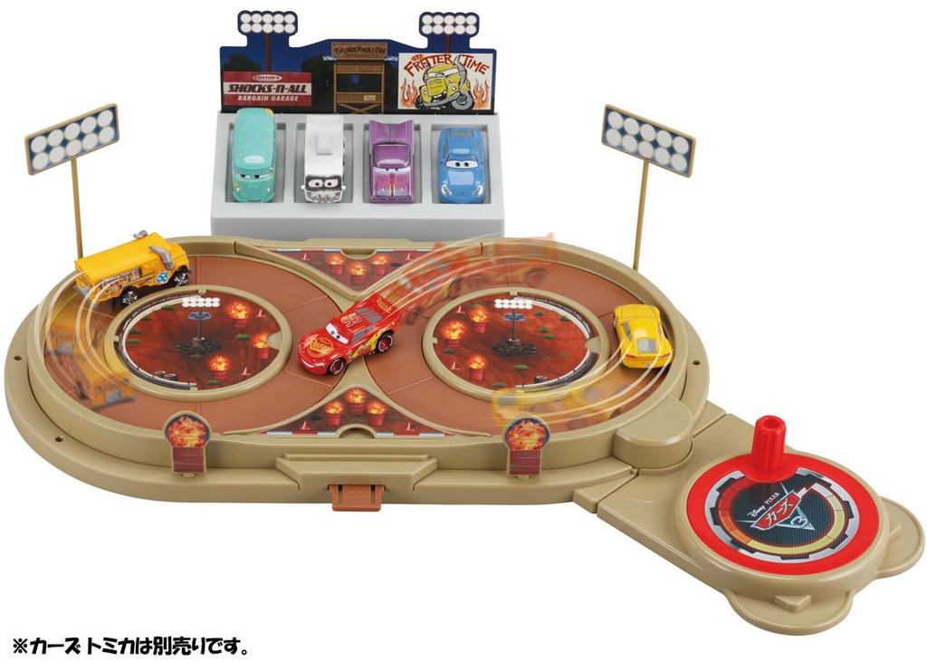 Disney Cars Tomica Action Course Triple Battle Course
