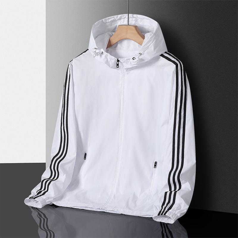 Men's Couple Hooded Jacket Spring Breathable Windbreaker Fashionable Men's Women's