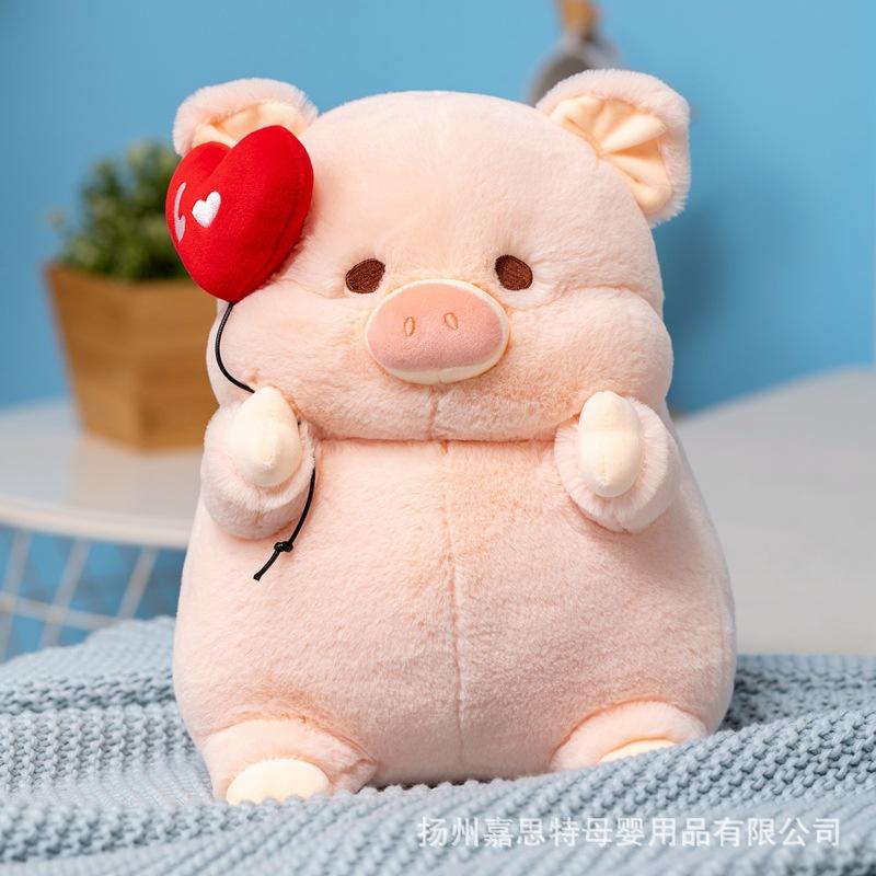 Wholesale Chubby Pig Doll Internet Celebrity Angel Pig Love Plush Toy Bed Doll Claw