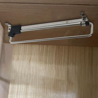 500mm Verstellbare Kleiderstange Platzsparender Kleiderbügel Verstellbare Länge Kompakte Aufbewahrung Einfache Montage Einziehbares Design