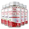 Olio di krill antartico 1000mg, contiene fosfolipidi Omega-3 e astaxantina, supporto antiossidante, adatto agli adulti.
